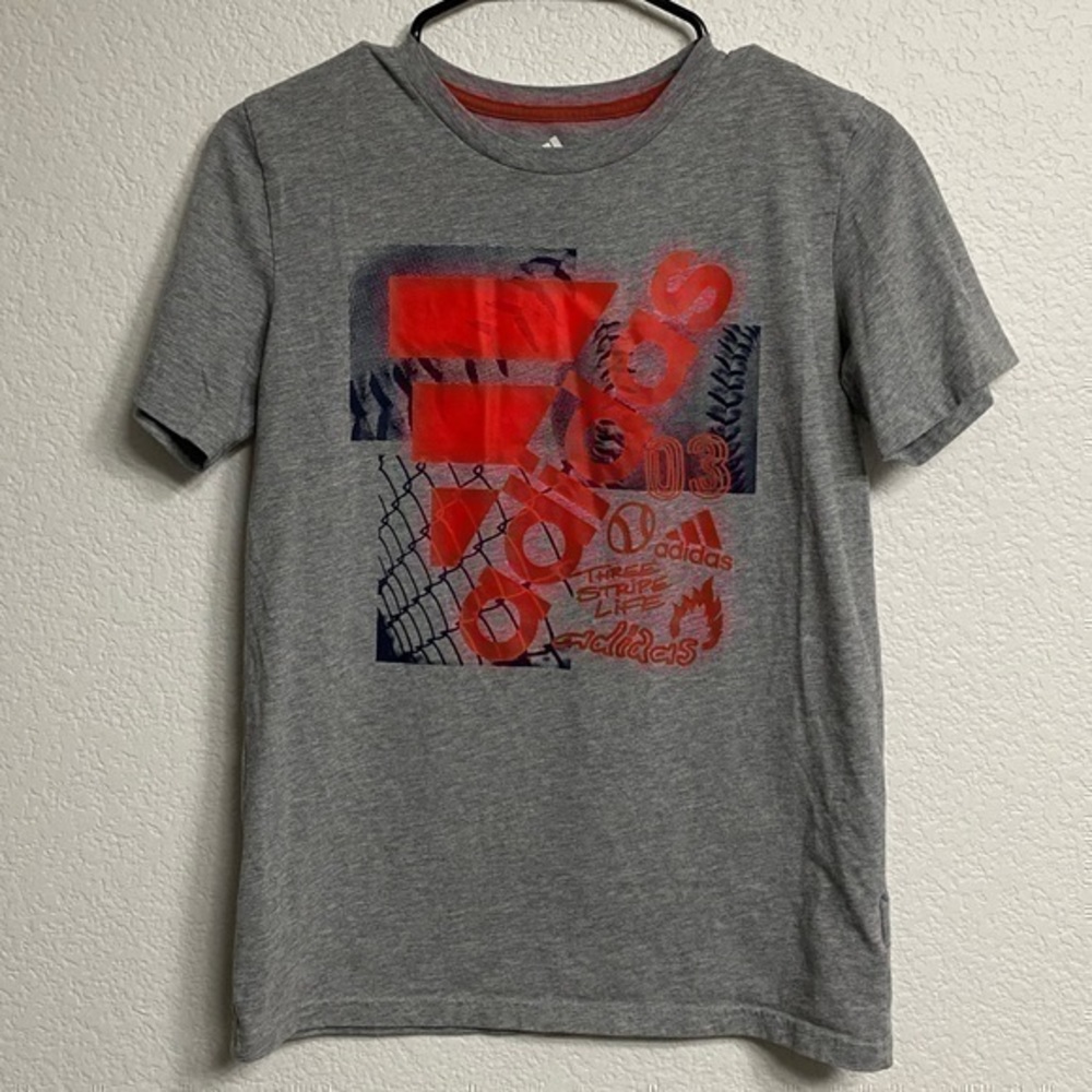 ADIDAS Boys Youth Baseball “Three Stripe Life” (Size M)